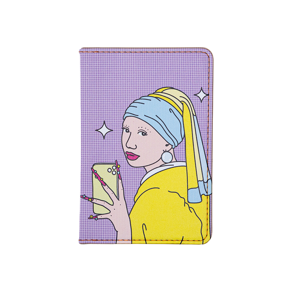 Bao Da Hộ Chiếu Girl with Pearl