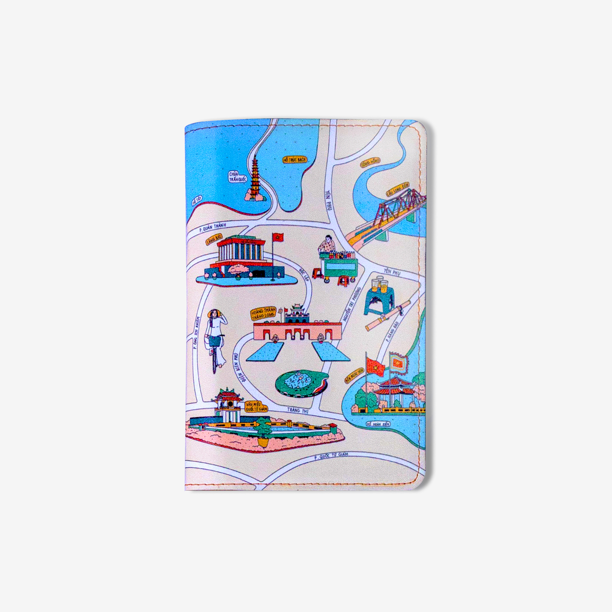 Bao Da Hộ Chiếu Hanoi Map