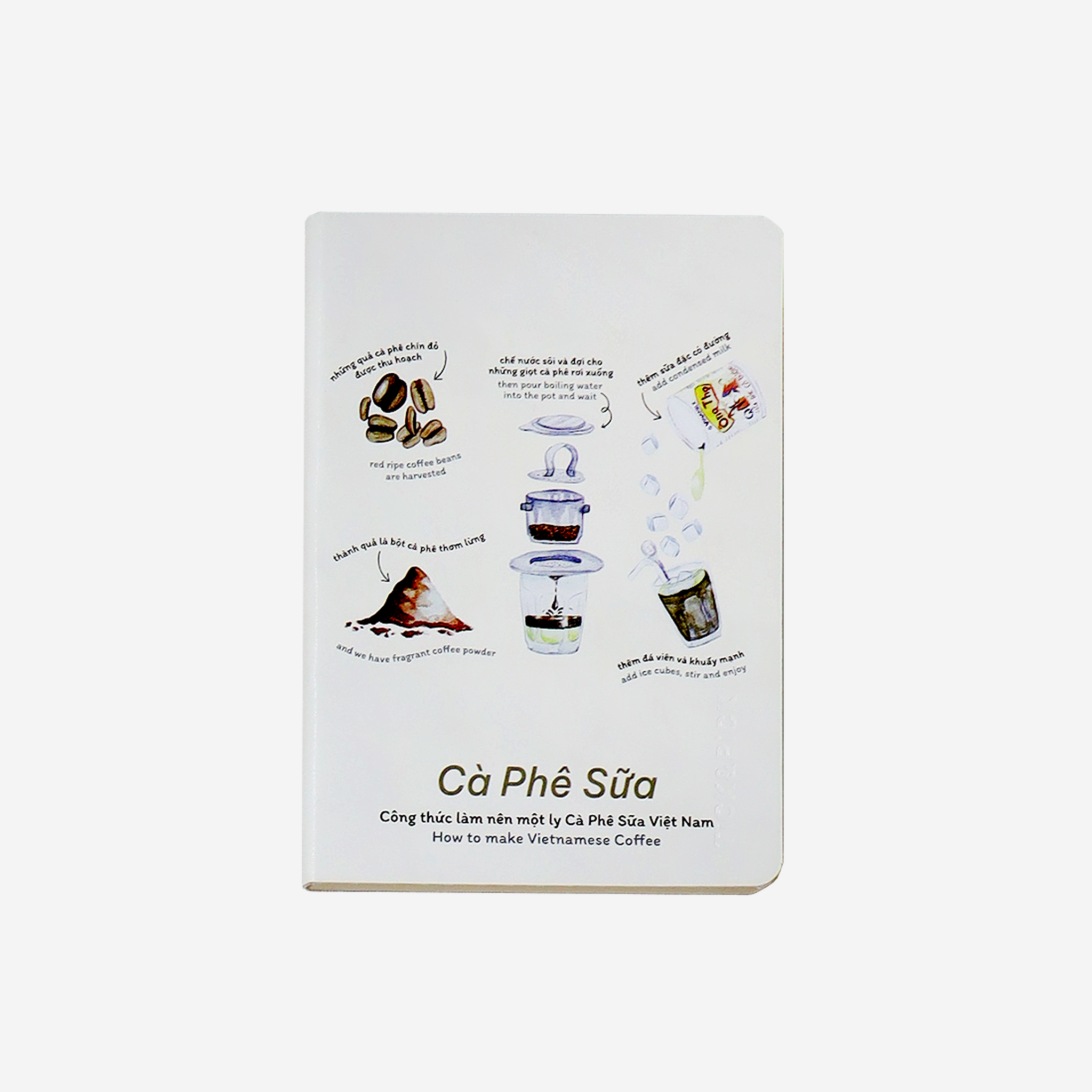 Sổ da - Cà phê sữa