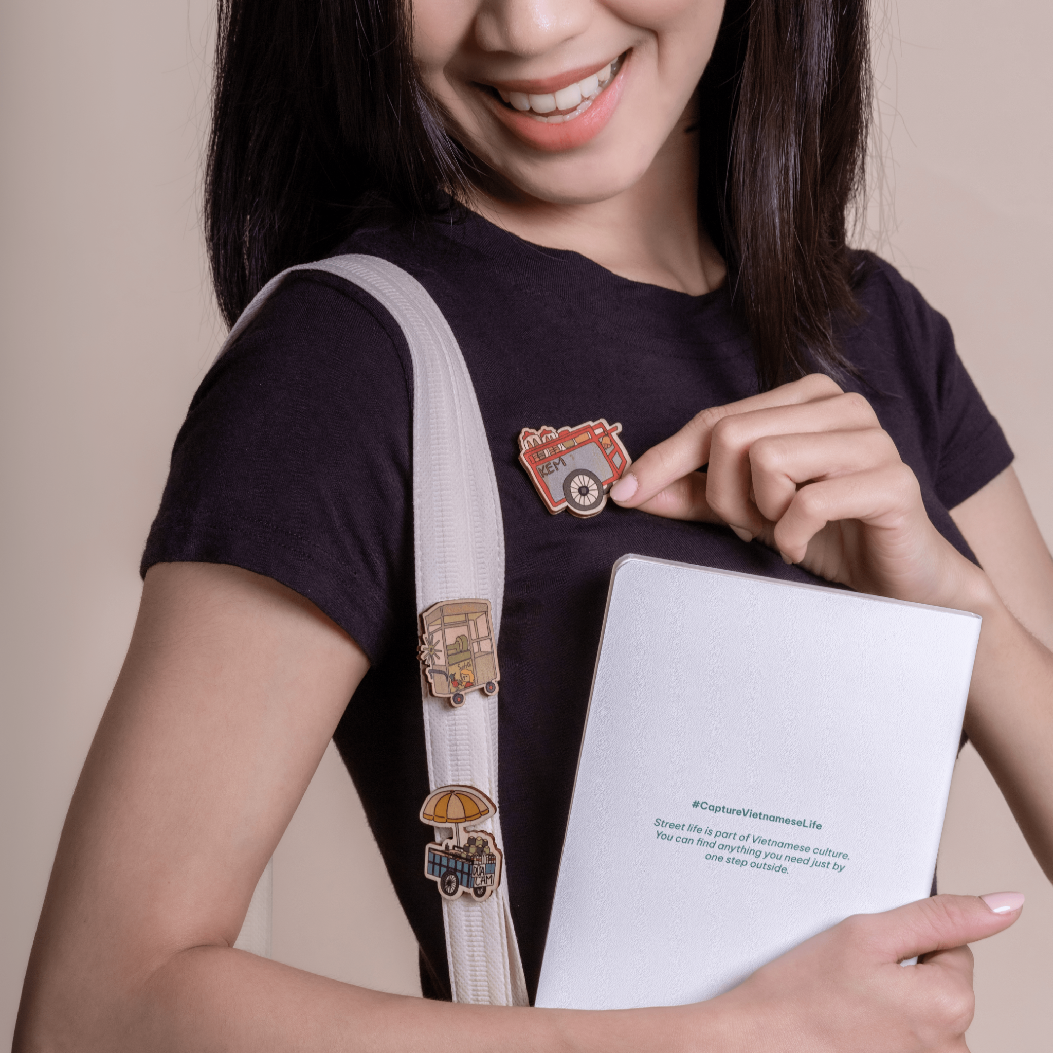 Pin Gỗ - Xe Kem, Nước Mía, Dừa Cam