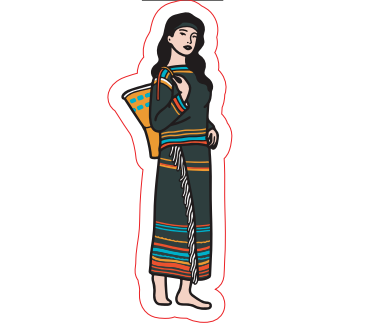 Pin Gỗ - Trang Phục Truyền Thống