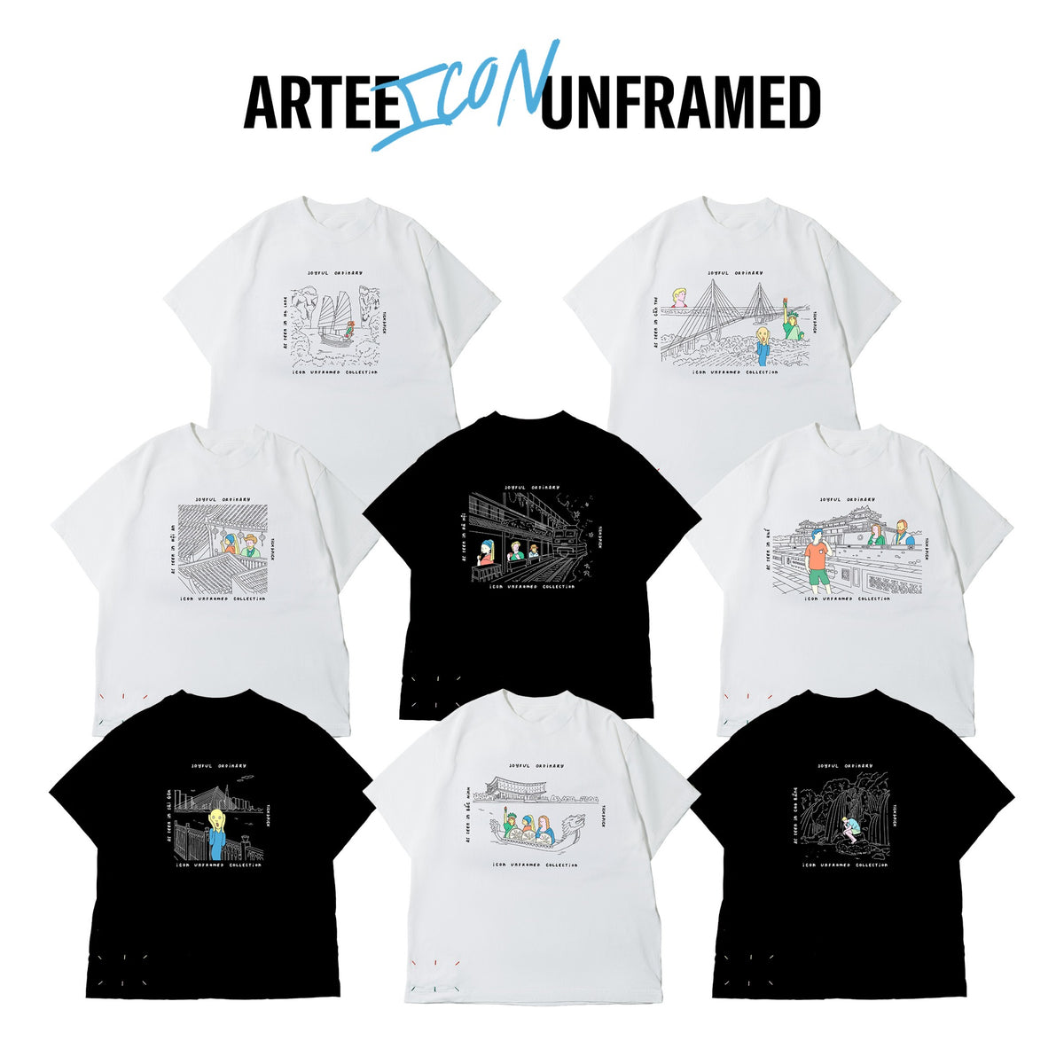Bộ sưu tập áo thun ARTee Icon Unframed - Biểu tượng vượt rào