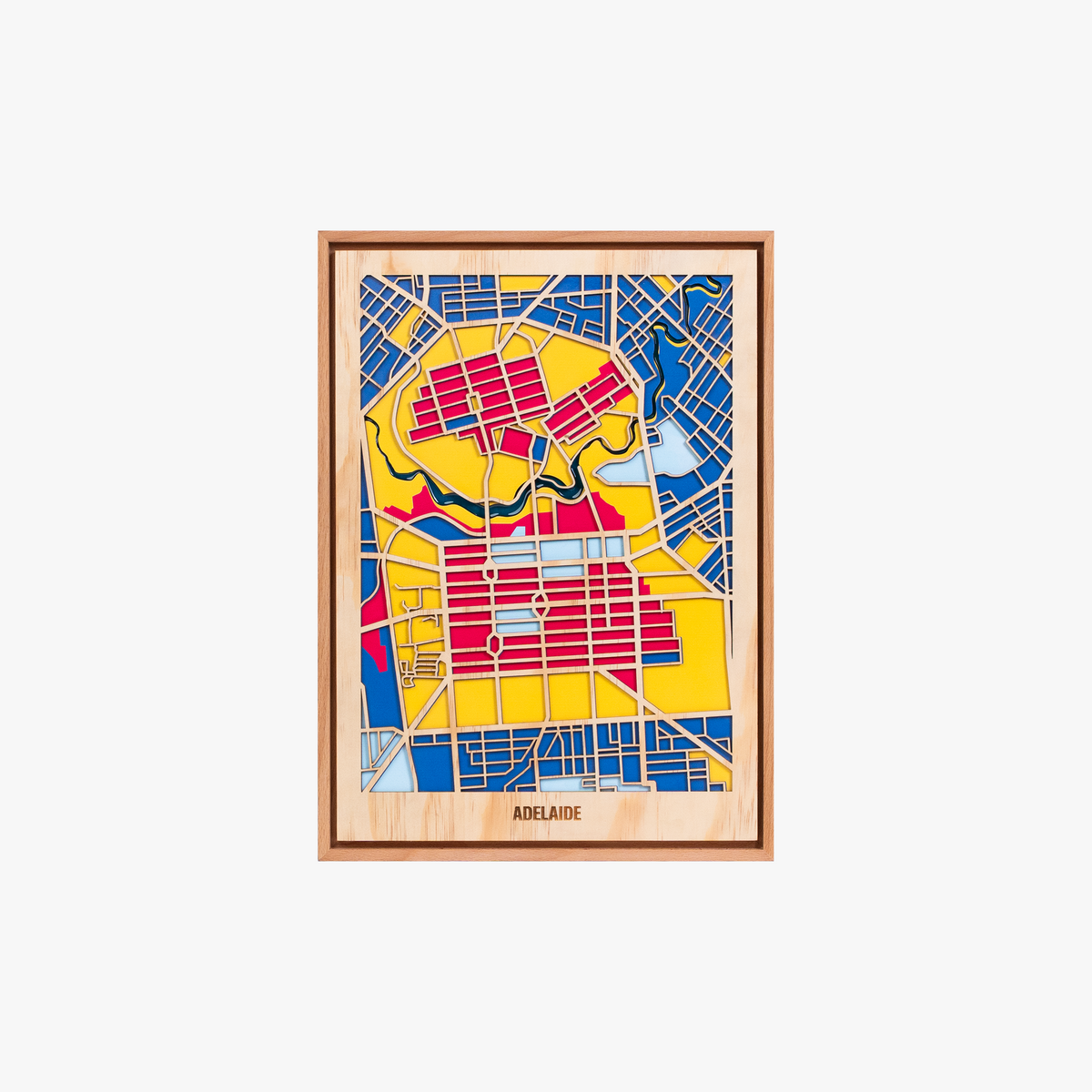 Bản Đồ Tranh Gỗ - Úc