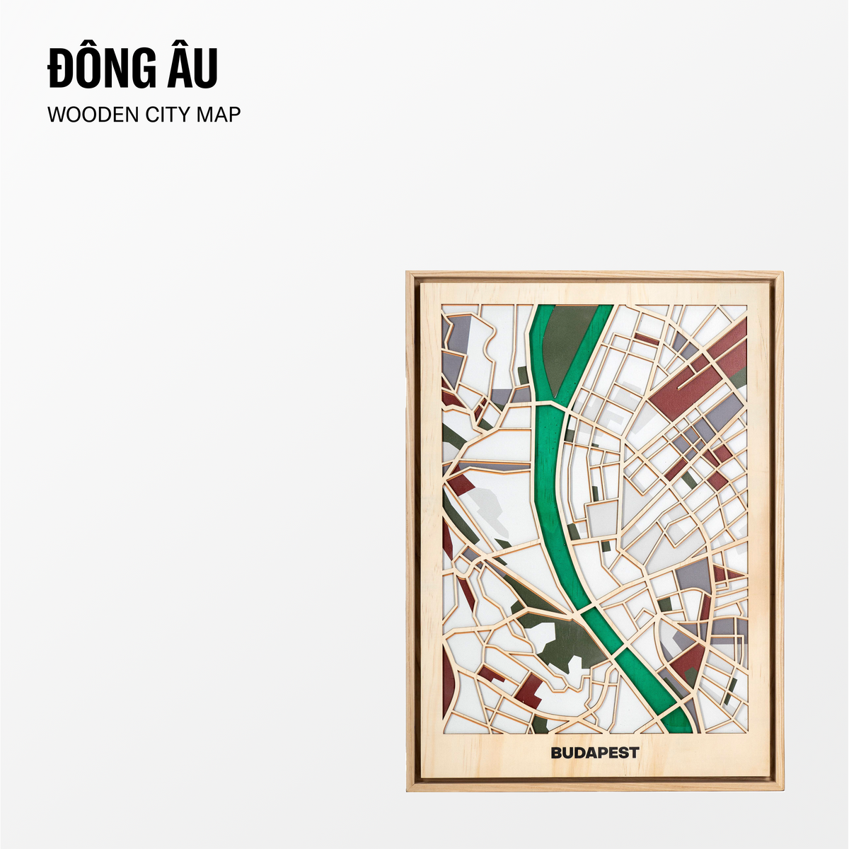 Bản Đồ Tranh Gỗ - Phía Đông Châu Âu
