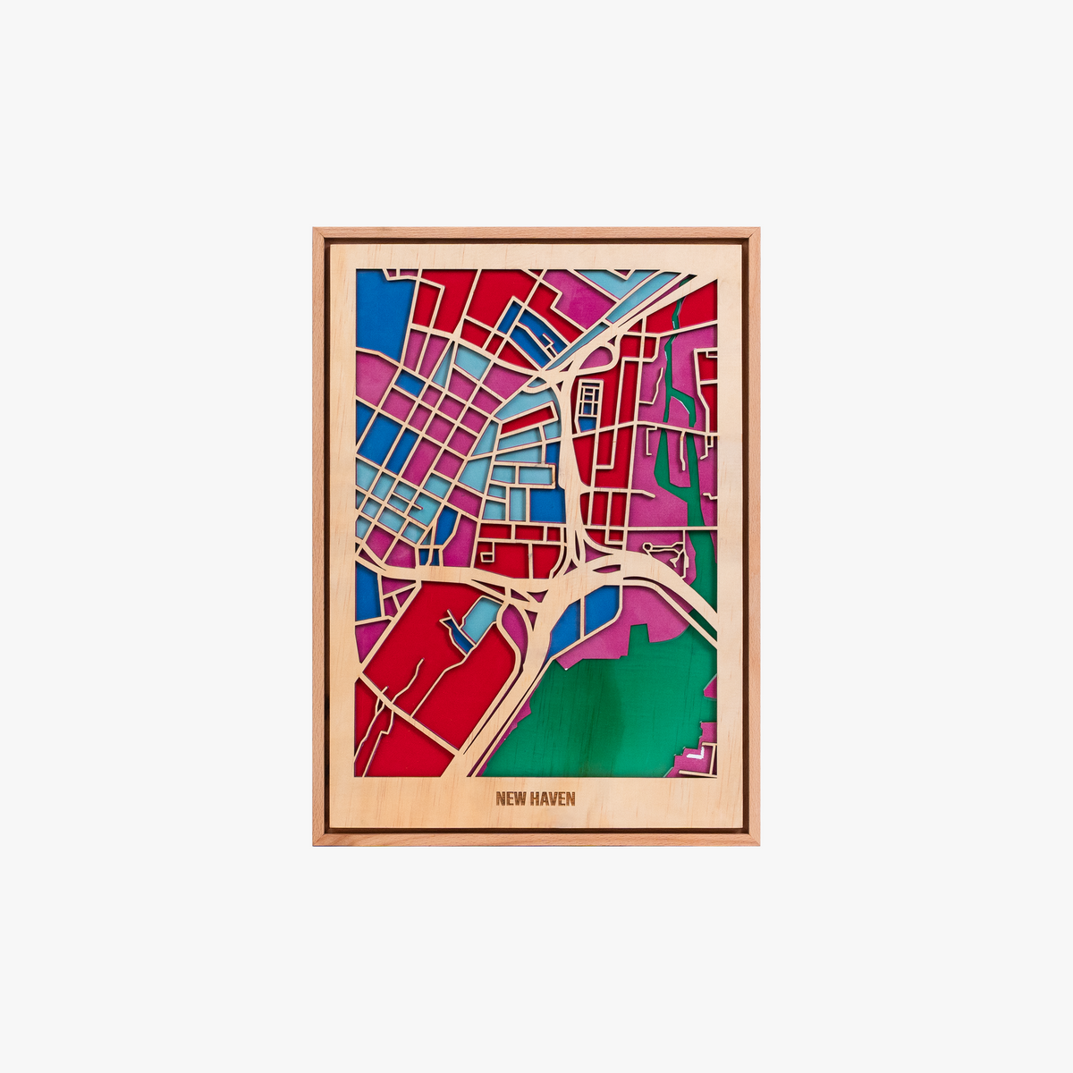 Bản Đồ Tranh Gỗ - Phía Đông Nước Mỹ