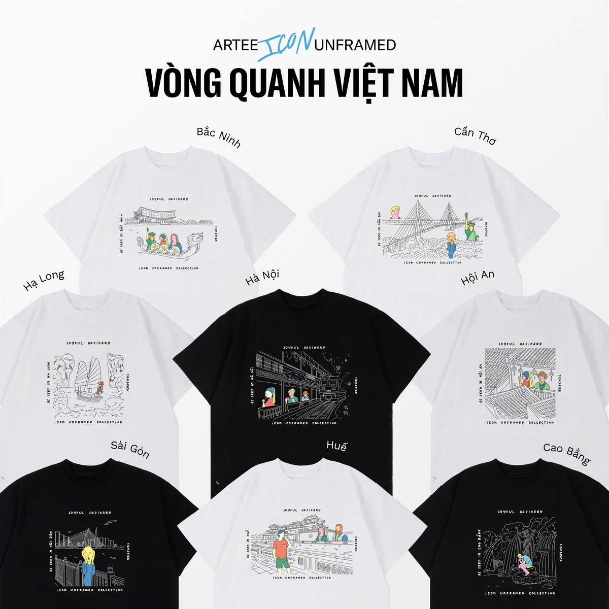 ARTee Icon Unframed Vòng Quanh Việt Nam