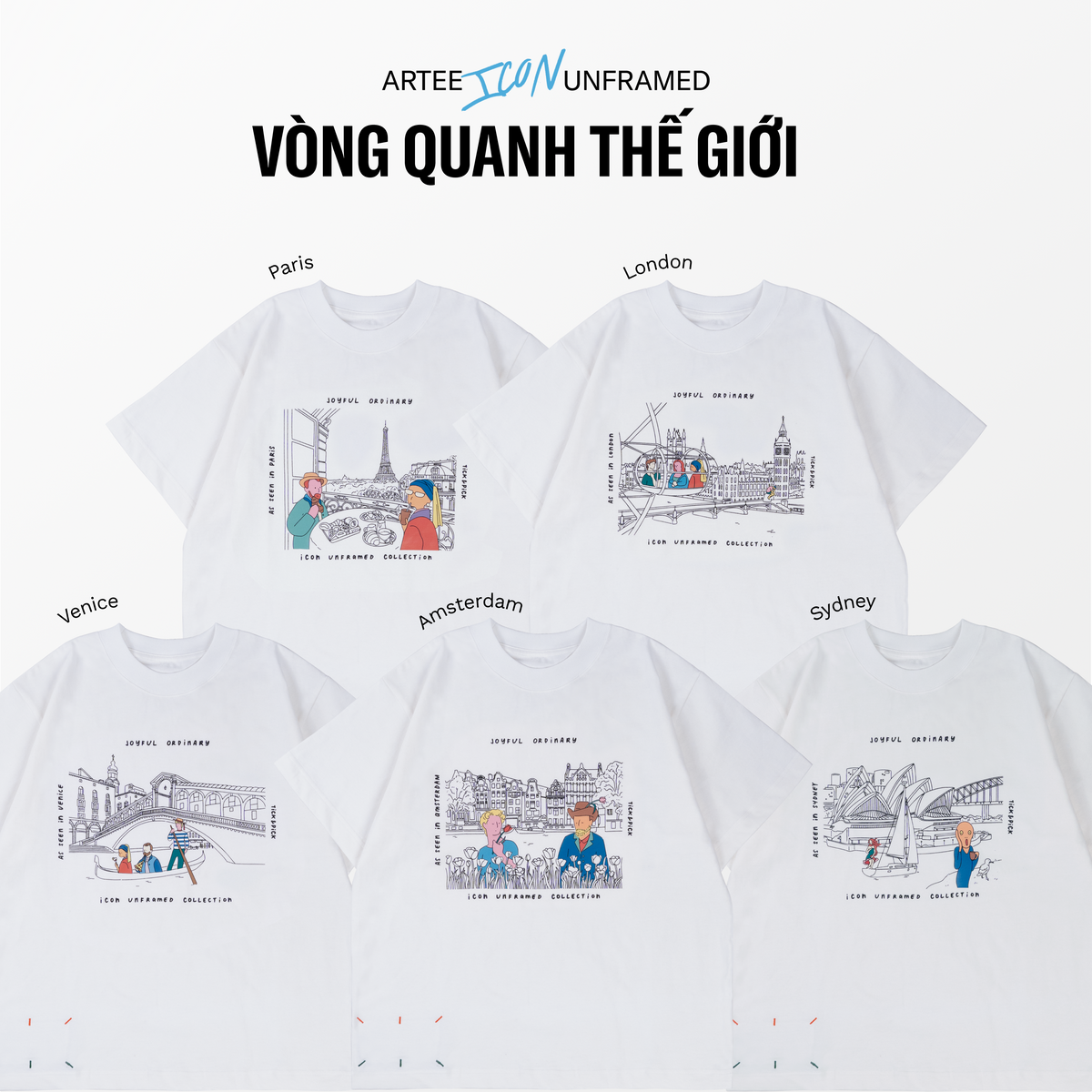 ARTee Icon Unframed Vòng Quanh Thế Giới