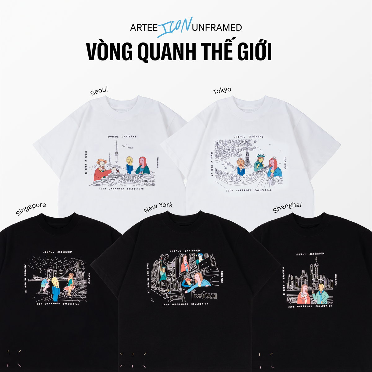 ARTee Icon Unframed Vòng Quanh Thế Giới