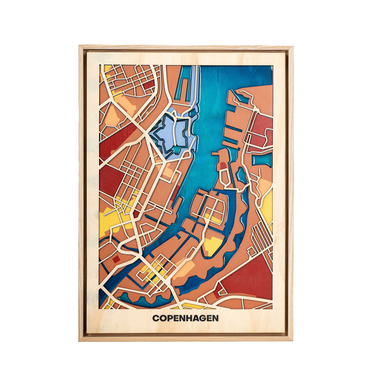 Bản Đồ Tranh Gỗ - Châu Âu 1