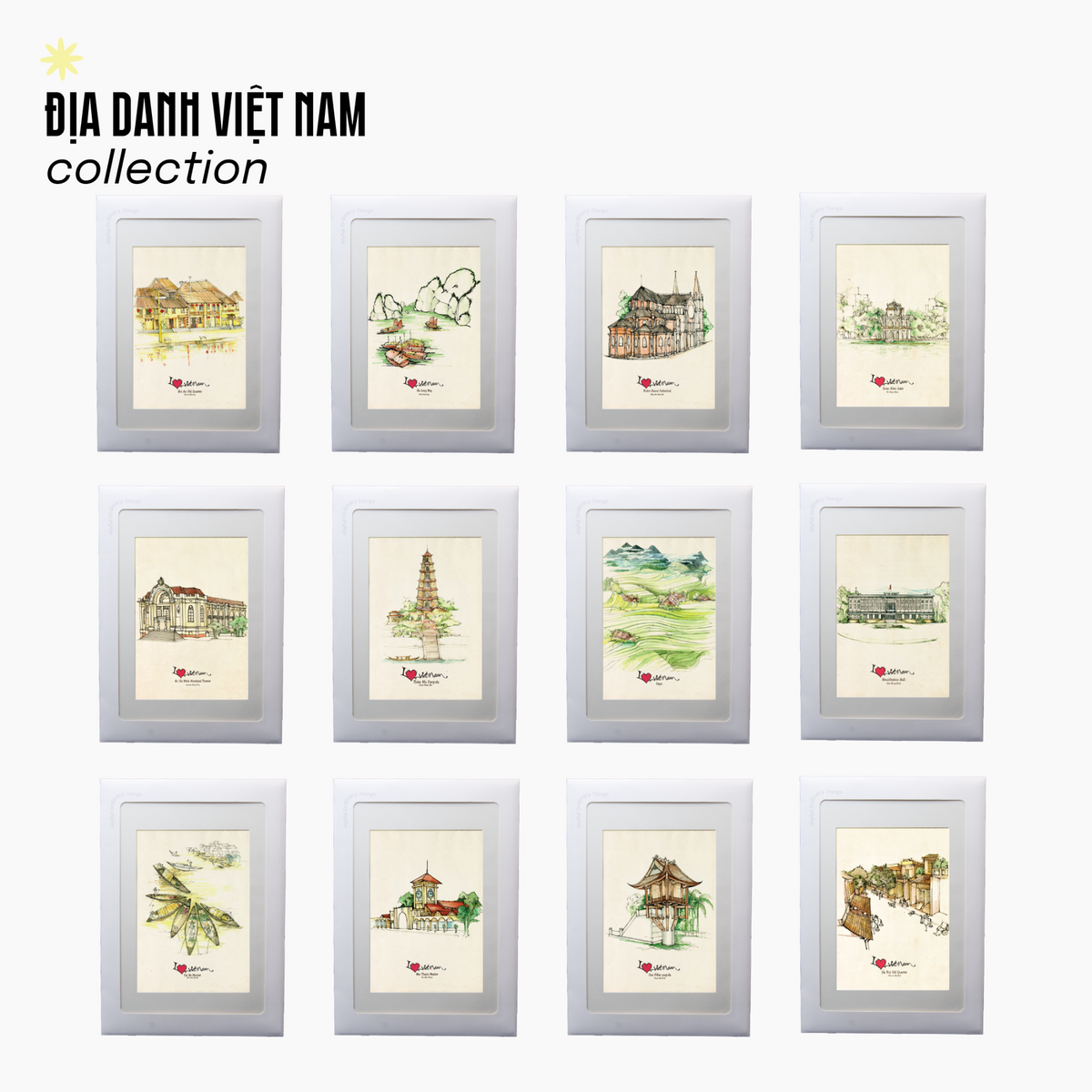 Tranh Treo Tường "Địa Danh Việt Nam" 1