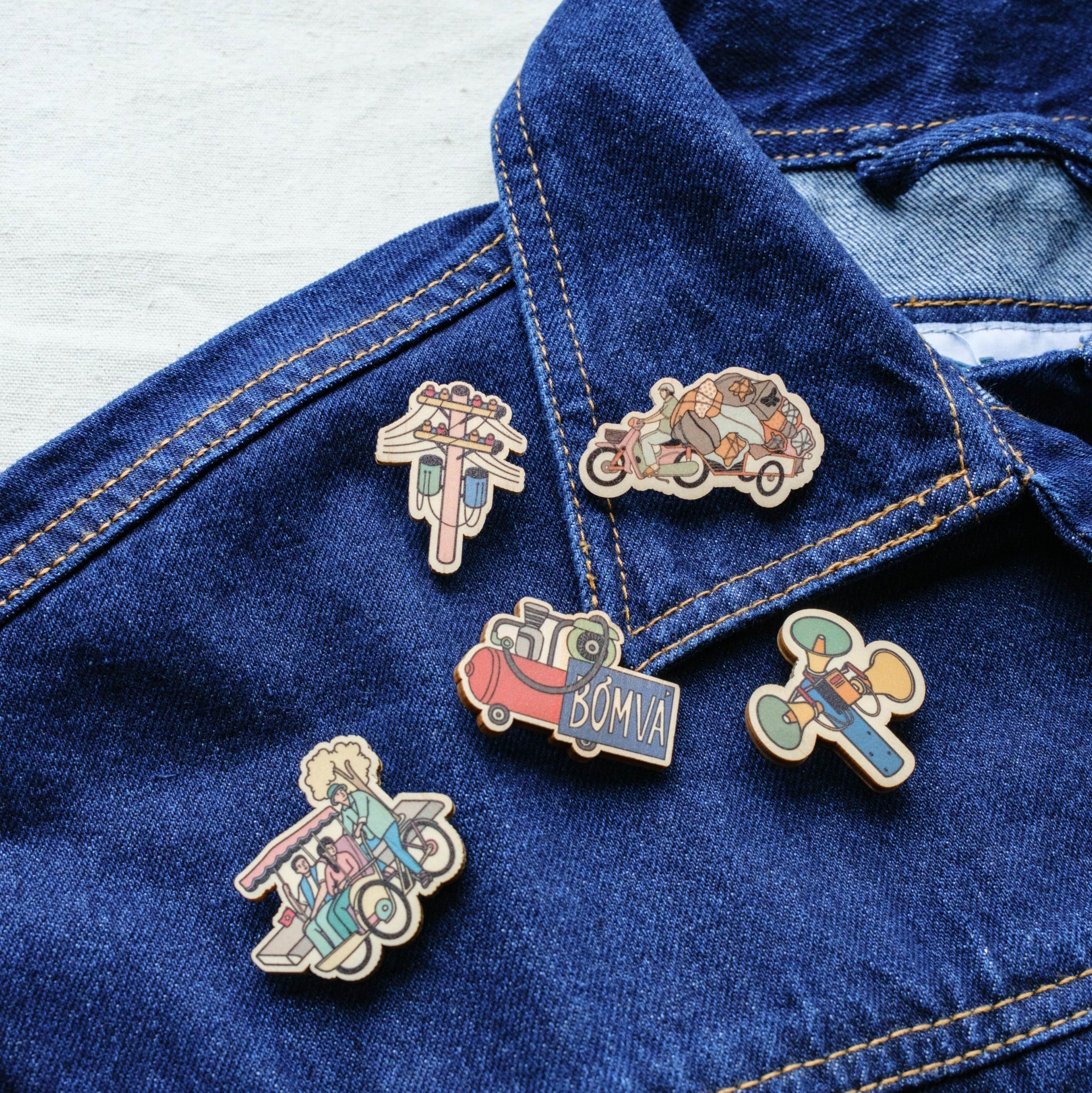 Pin Gỗ - Loa Phường, Cột Điện