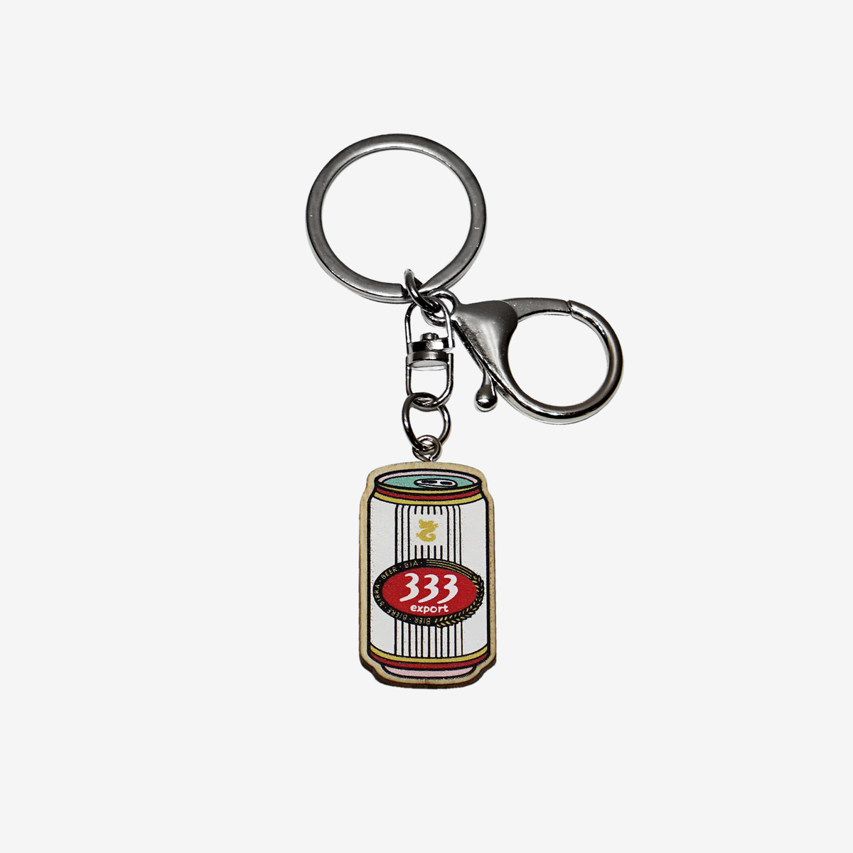 Móc Khóa Gỗ - Lon bia