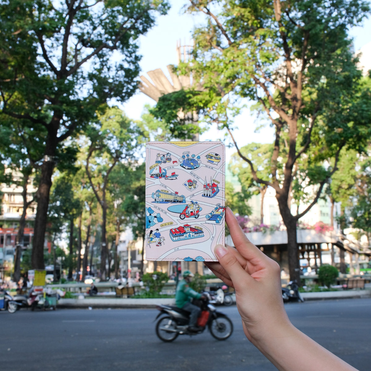Bao Da Hộ Chiếu Saigon Map