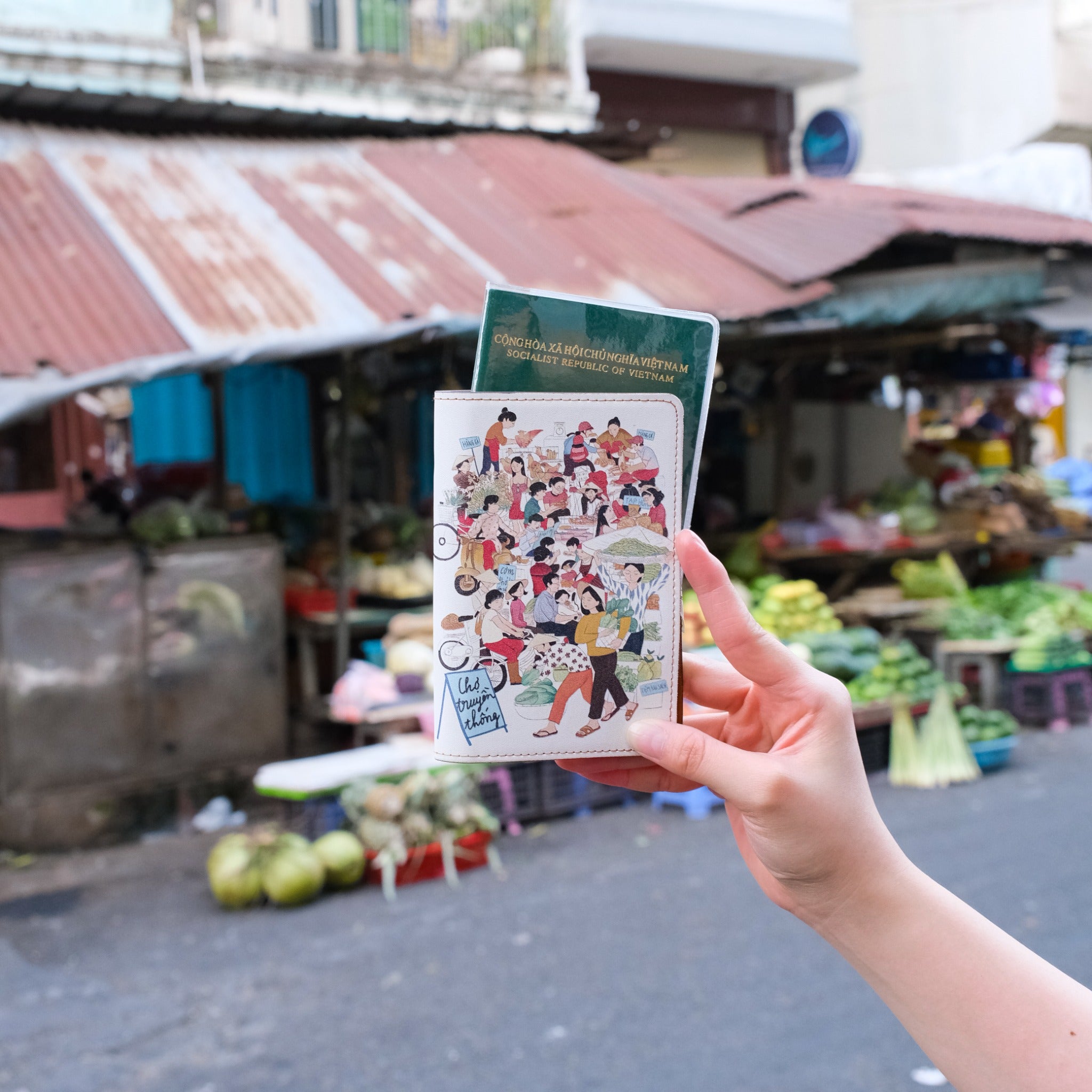 Bao Da Hộ Chiếu Chợ truyền thống