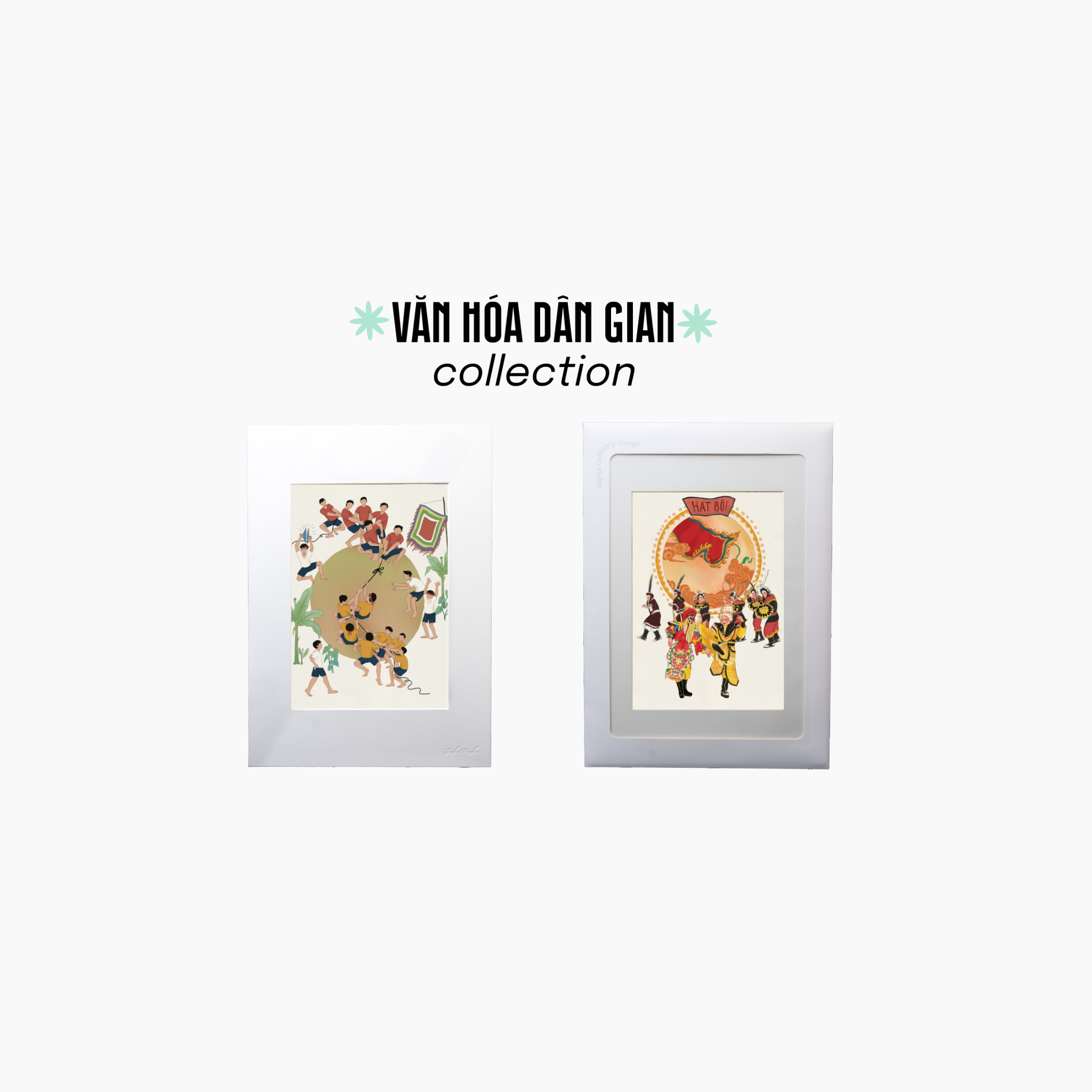 Tranh Treo Tường "Văn Hóa Dân Gian"