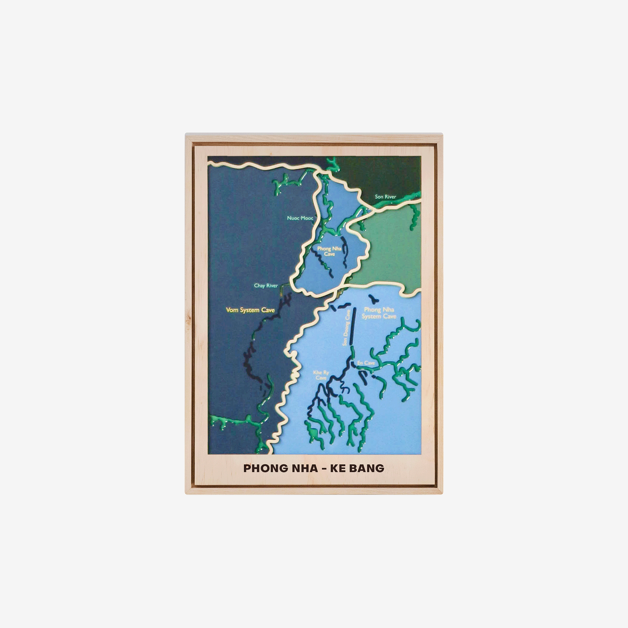 Bản Đồ Tranh Gỗ Việt Nam - Phong Nha Kẽ Bàng